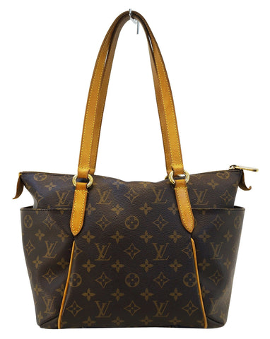 LOUIS VUITTON Monogram Totally Pm Brown Shoulder Handbag