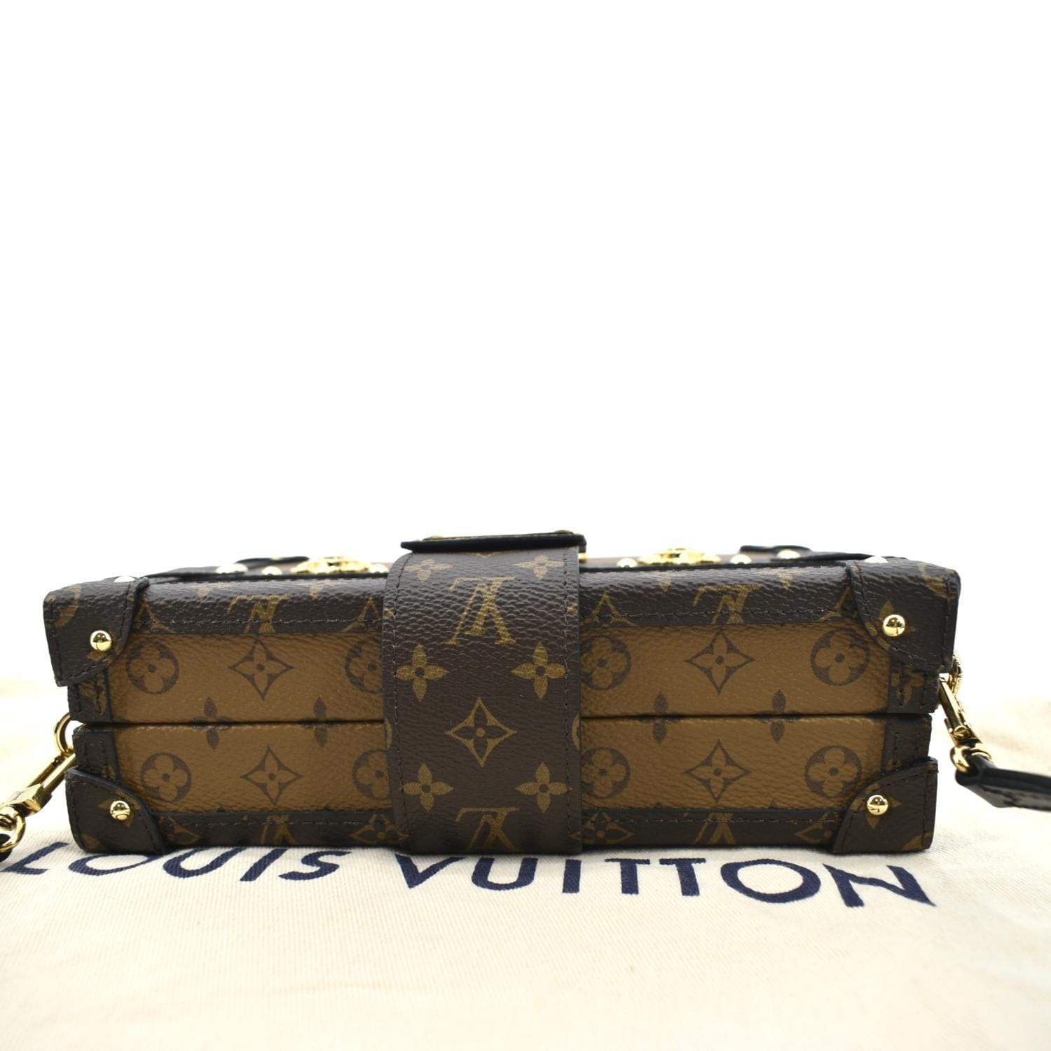 Louis Vuitton Petite Malle Monogram Canvas Shoulder Bag