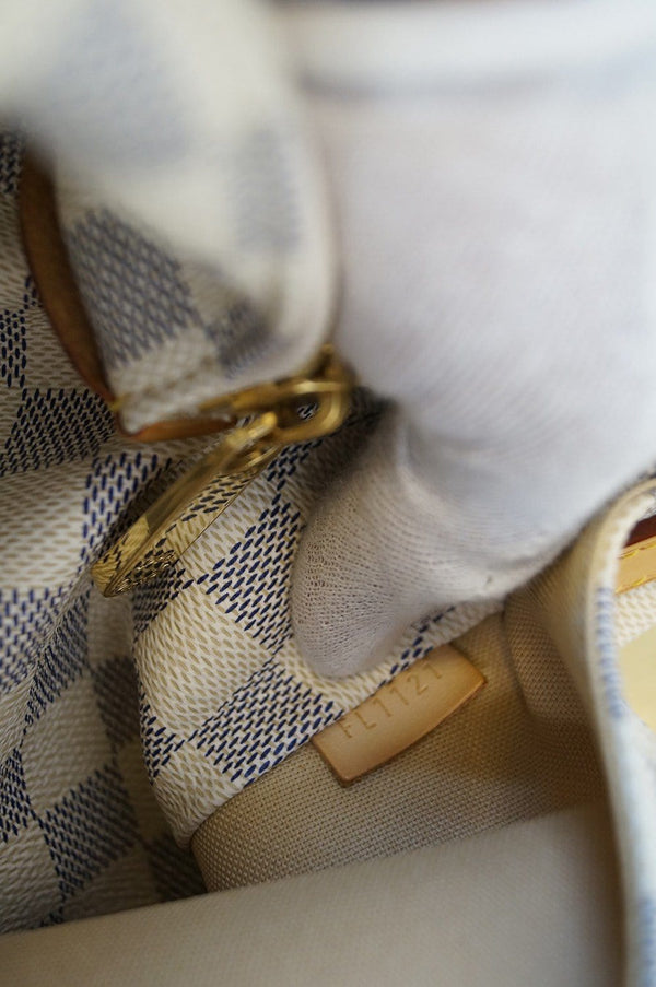 LOUIS VUITTON Damier Azur Totally Pm Shoulder Handbag