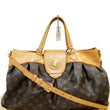 LOUIS VUITTON Boetie GM Monogram Canvas Shoulder Handbag Brown