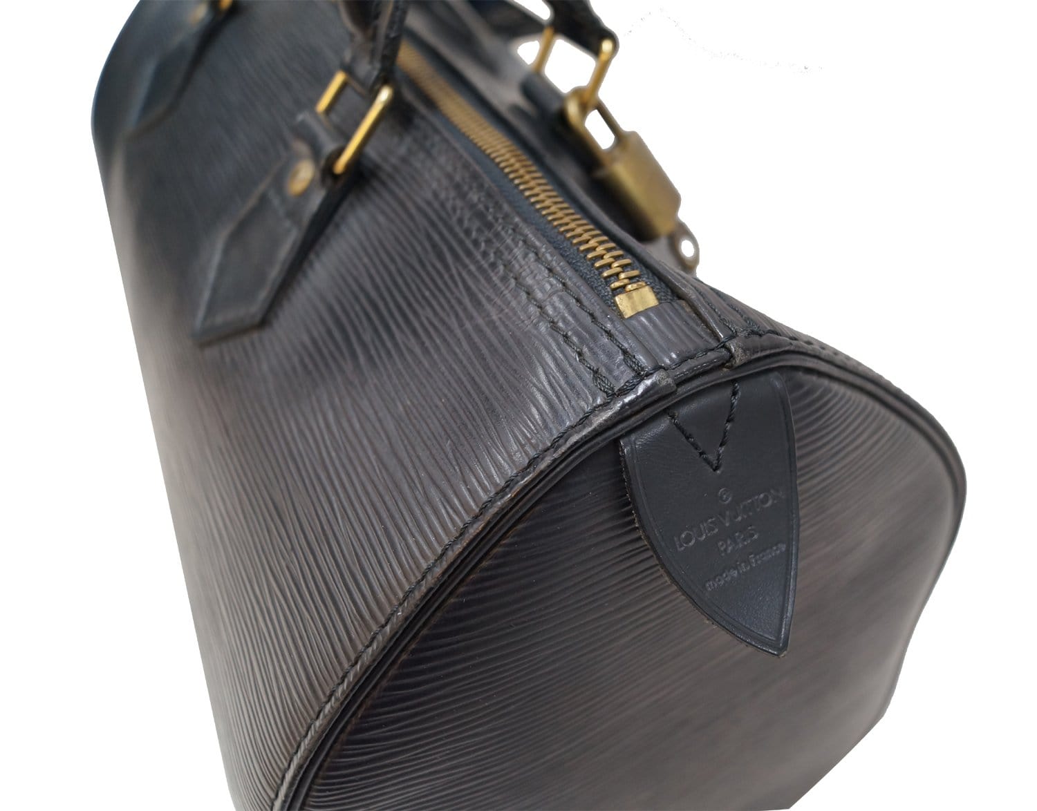 Louis Vuitton Speedy Noir 25 872843 Black Epi Leather Satchel