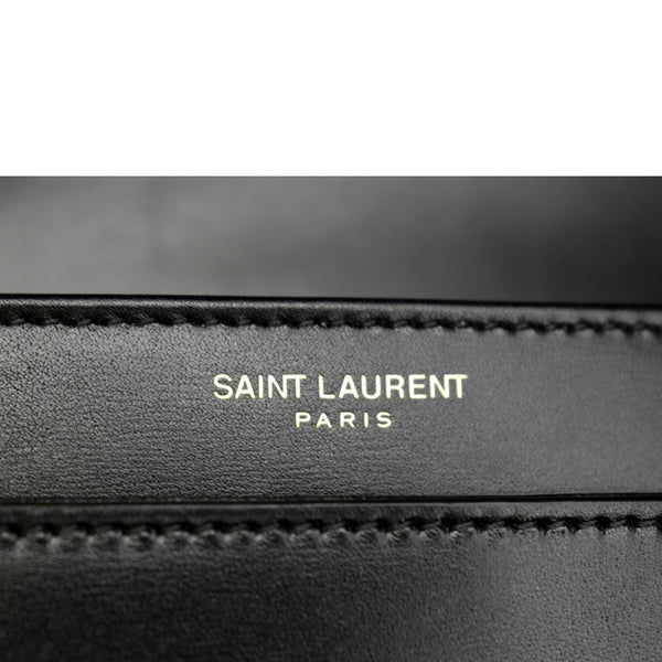 YVES SAINT LAURENT Solferino Medium Leather Shoulder Bag Black