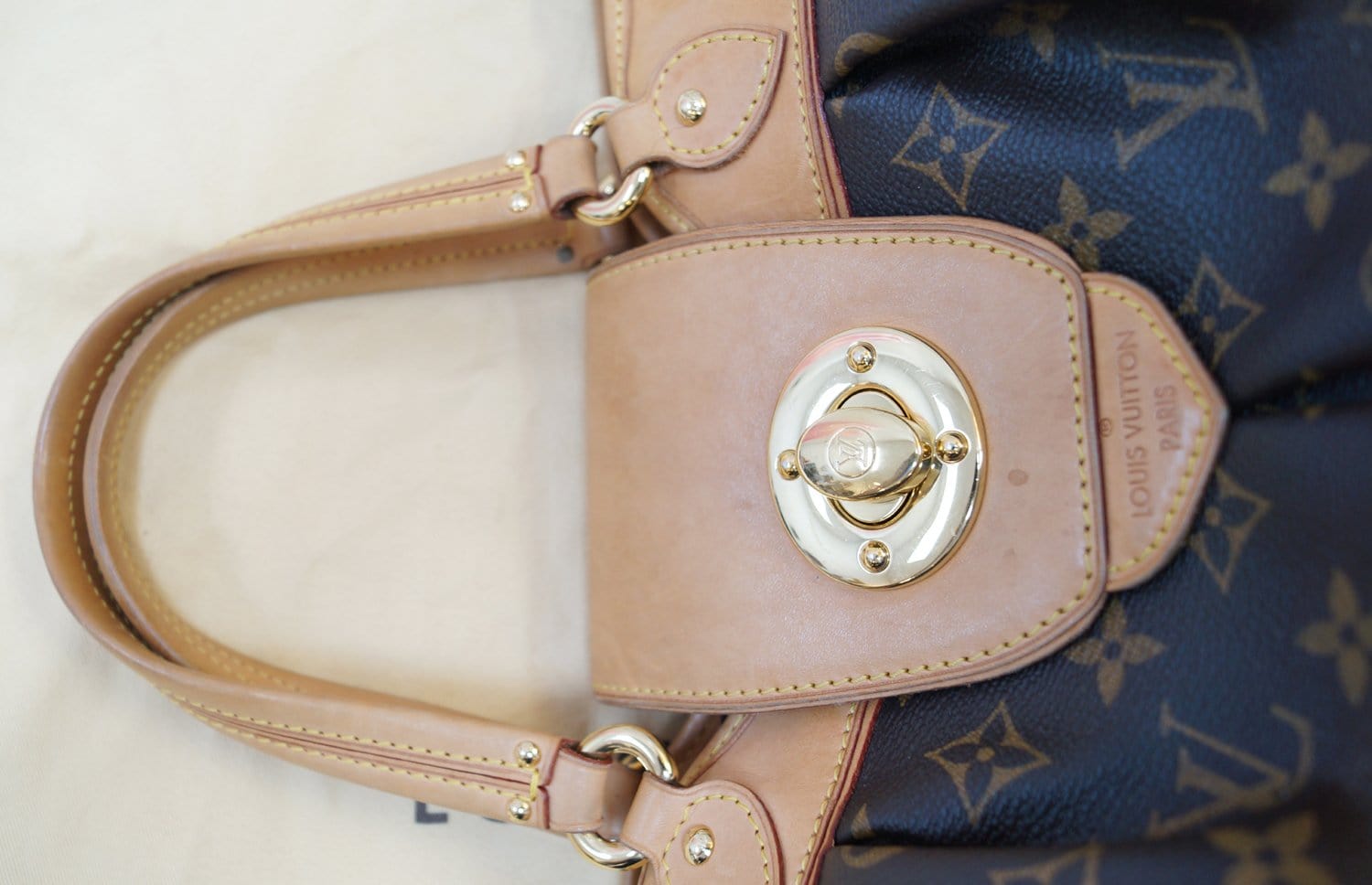 Louis Vuitton Handbag Boetie GM Monogram Canvas Shoulder Bag Added
