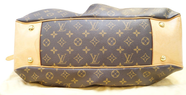 LOUIS VUITTON Boetie GM Monogram Canvas Shoulder Handbag Brown