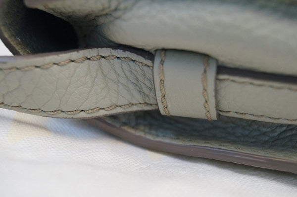 CHLOE Nut Pebbled Leather Small Marcie Mini Crossbody Bag TT1210