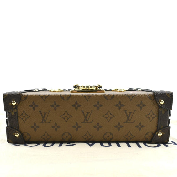 Louis Vuitton Petite Malle Monogram Canvas Shoulder Bag - Bottom