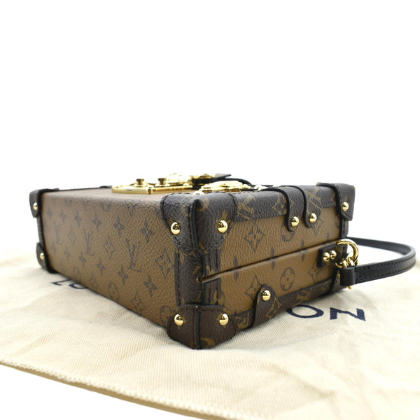 Louis Vuitton Petite Malle Monogram Canvas Shoulder Bag - Bottom Right