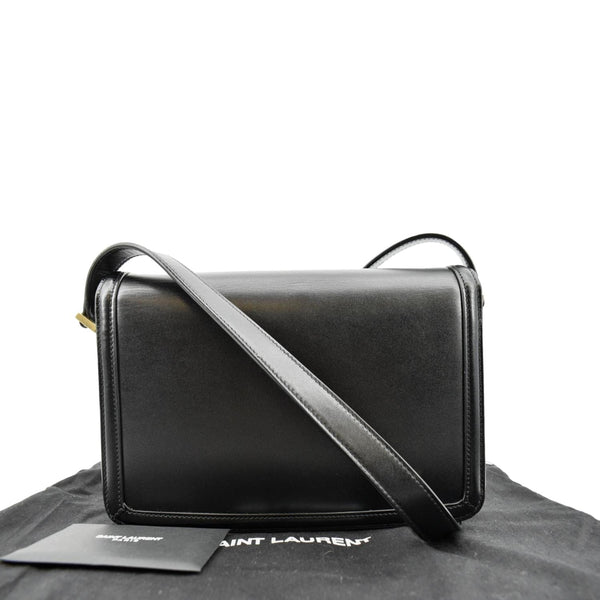YVES SAINT LAURENT Solferino Medium Leather Shoulder Bag Black