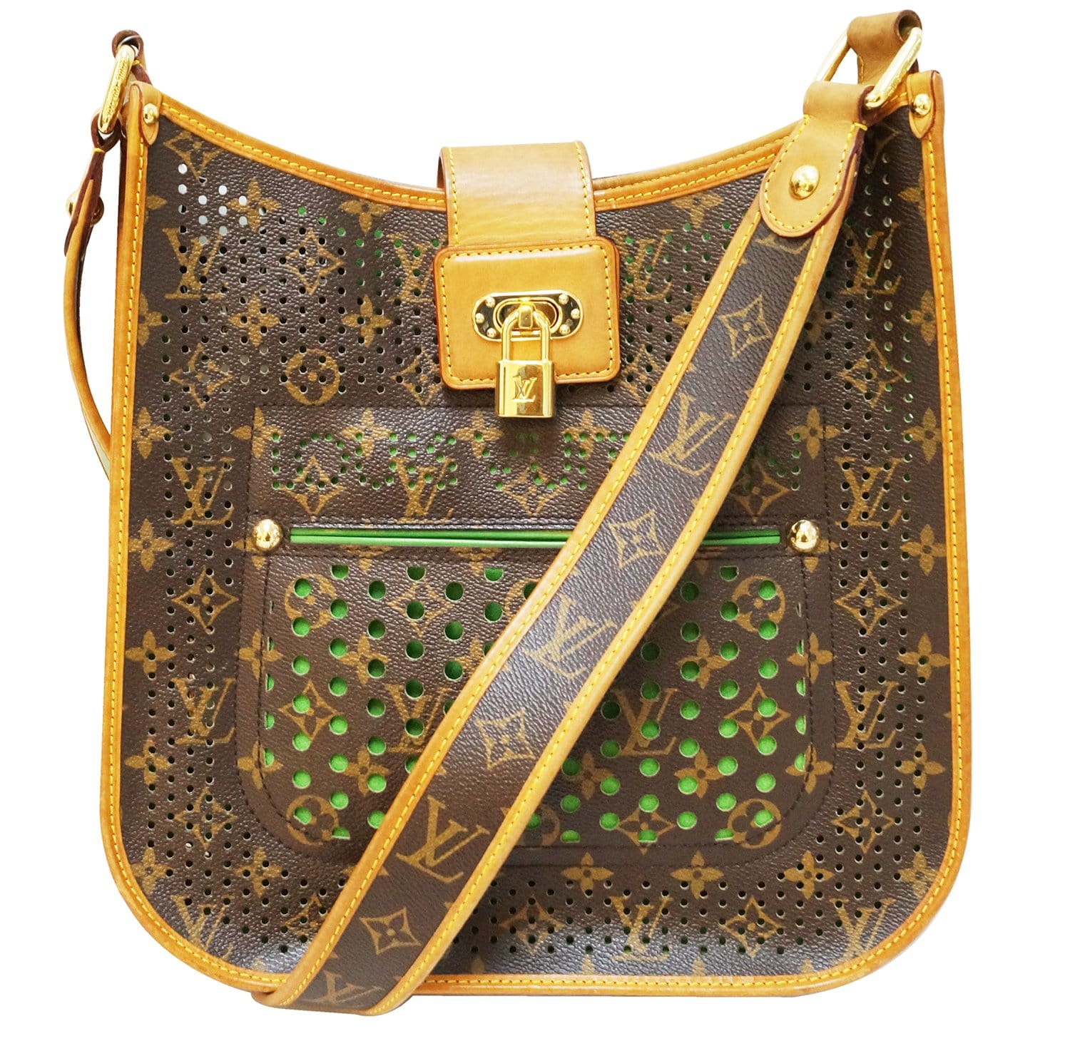 green and brown louis vuitton bag