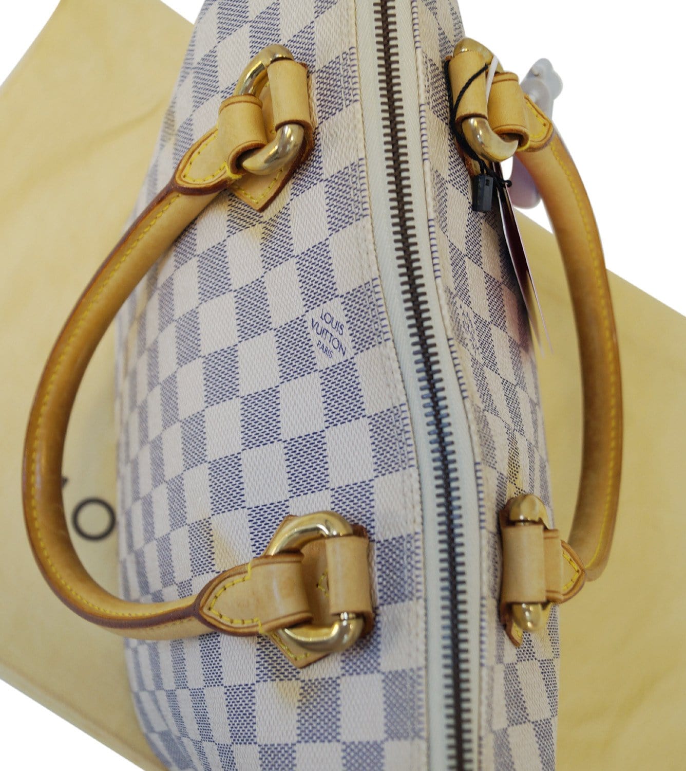LOUIS VUITTON Damier Azur Saleya MM Shoulder Tote Bag N51185 - MyDesignerly