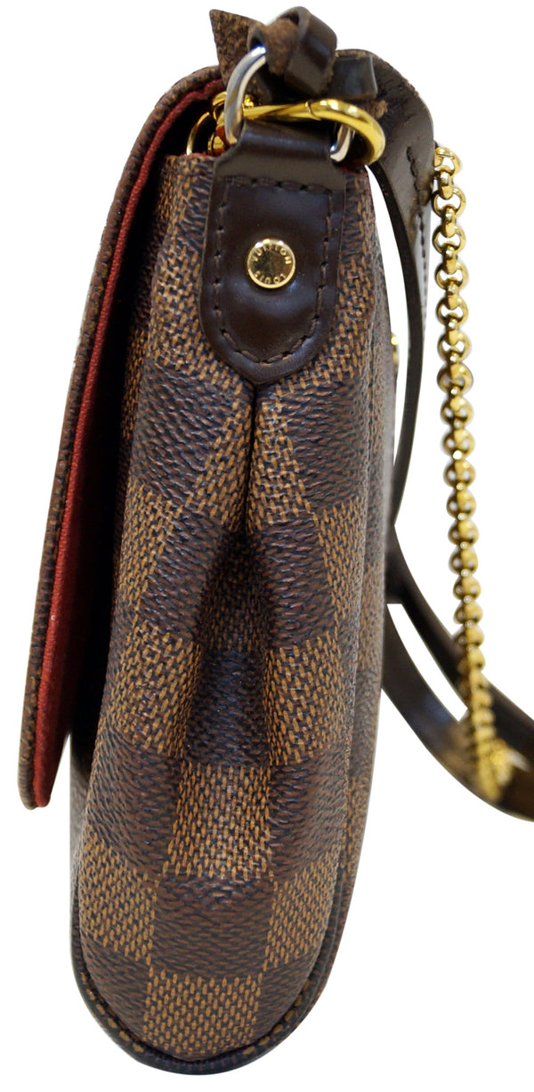 LOUIS VUITTON Favorite MM Damier Ebene Crossbody Bag