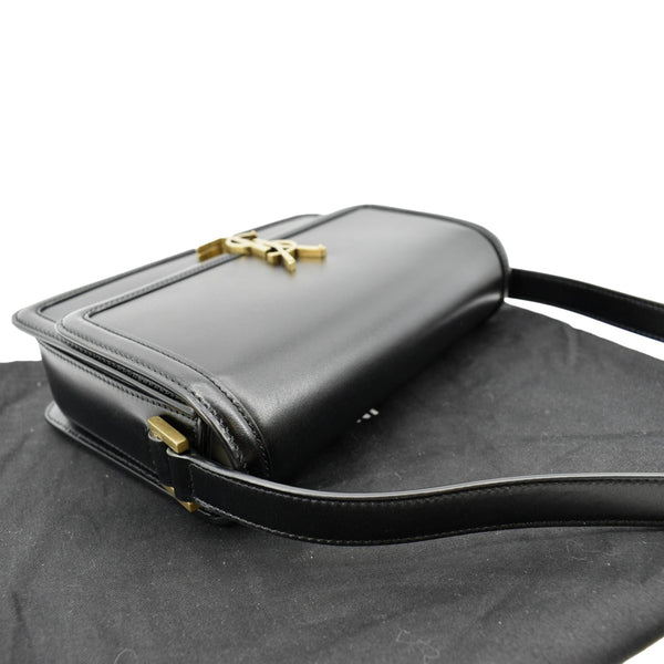YVES SAINT LAURENT Solferino Medium Leather Shoulder Bag Black
