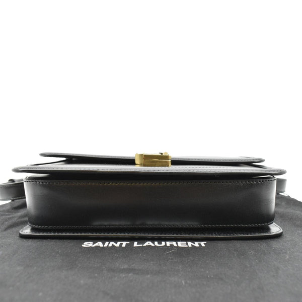 YVES SAINT LAURENT Solferino Medium Leather Shoulder Bag Black