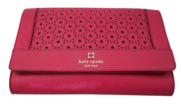 Kate Spade Kari Perri Lane Pink Leather Crossbody Shoulder Bag TT391