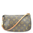 Louis Vuitton Pochette Accessories Canvas Pouch Bag - Front