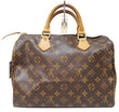 LOUIS VUITTON Speedy 30 Monogram Canvas Satchel Bag
