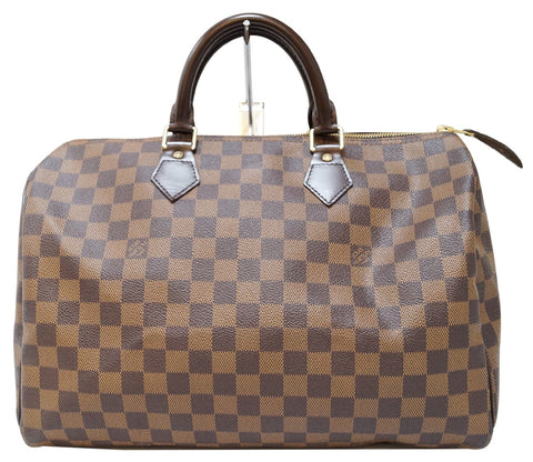 LOUIS VUITTON Speedy 35 Damier Ebene Satchel Bag