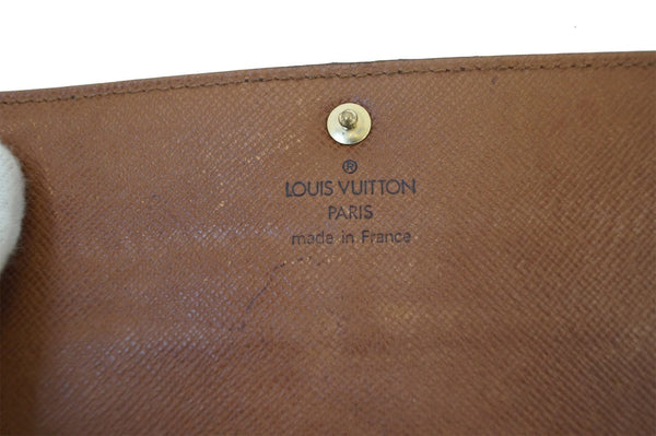 LOUIS VUITTON Monogram Portefeiulle Sarah Long Bifold Wallet