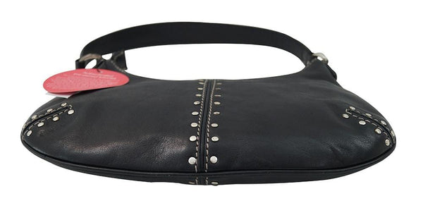 Michael Kors Leather Hobo Bag Black