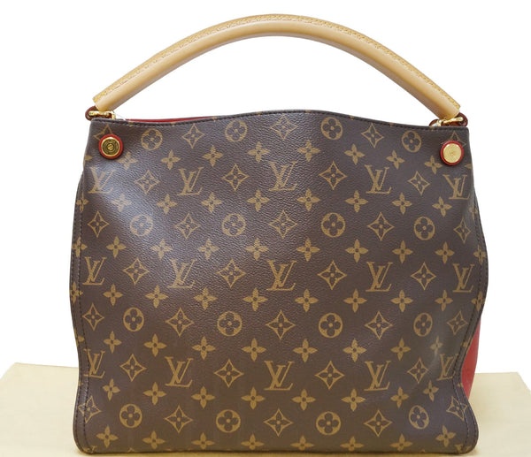LOUIS VUITTON Monogram Canvas Cerise Gaia Red Shoulder Bag