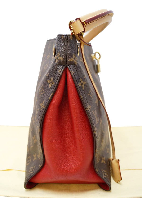 LOUIS VUITTON Monogram Canvas Cerise Gaia Red Shoulder Bag