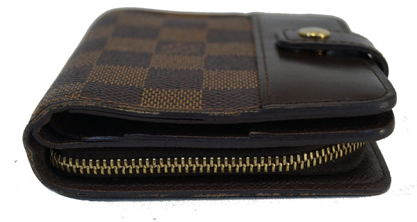 LOUIS VUITTON Damier Canvas leather Compact Zip Wallet