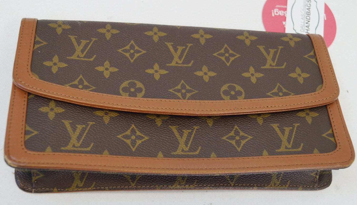LV Pochette Dame PM Clutch Bag - With Grommets & Chain