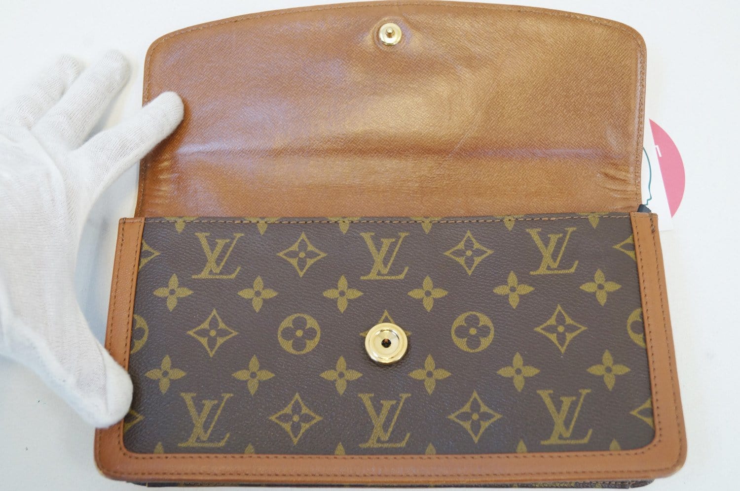 LOUIS VUITTON Pochette Dame GM Monogram Vintage Clutch Bag