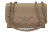 Rare CHANEL Classic Quilted Leather Double Chain CC Shoulder Bag