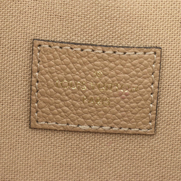 LOUIS VUITTON Felicie Monogram Empreinte Leather Pochette Crossbody Ba