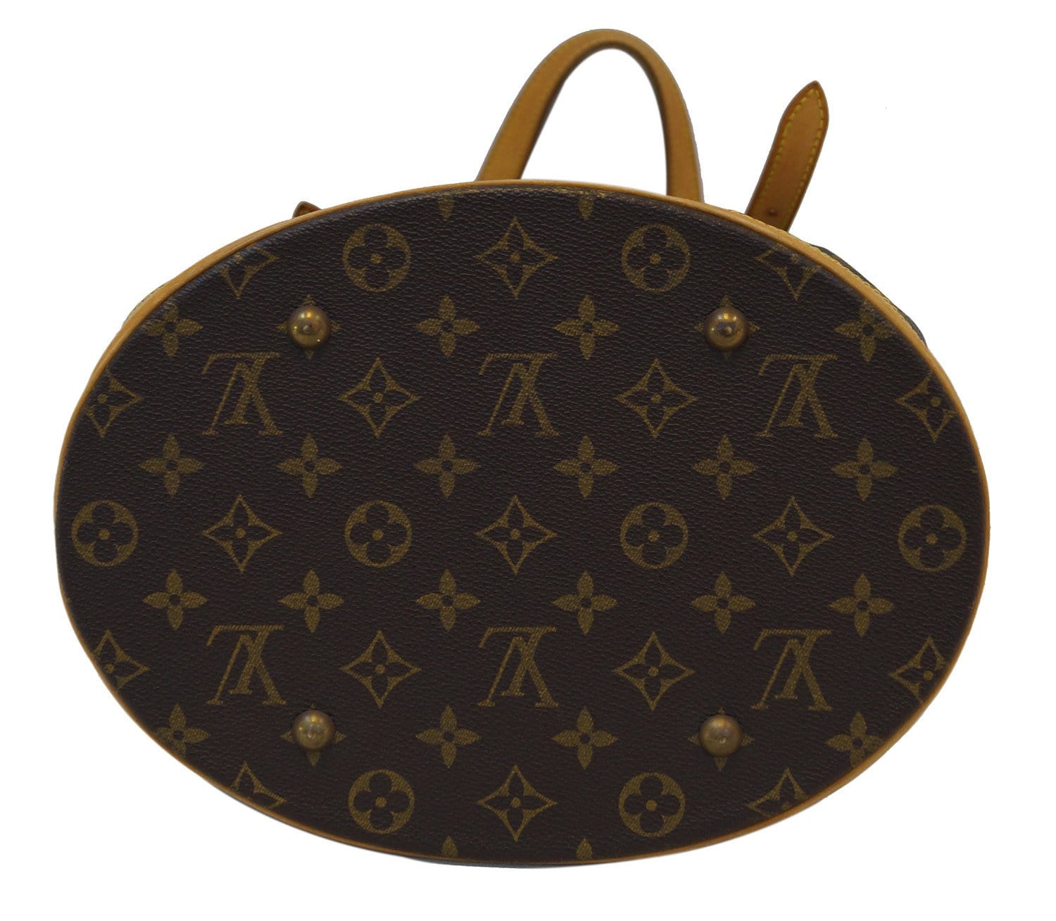 Louis Vuitton Brown Monogram Canvas Bucket GM Shoulder Bag Date Code DK3098