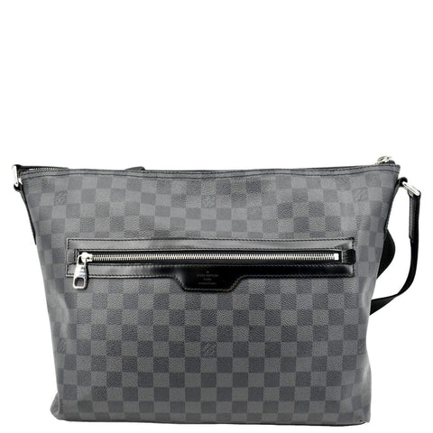 LOUIS VUITTON Mick Damier Graphite Messenger Crossbody Bag Black