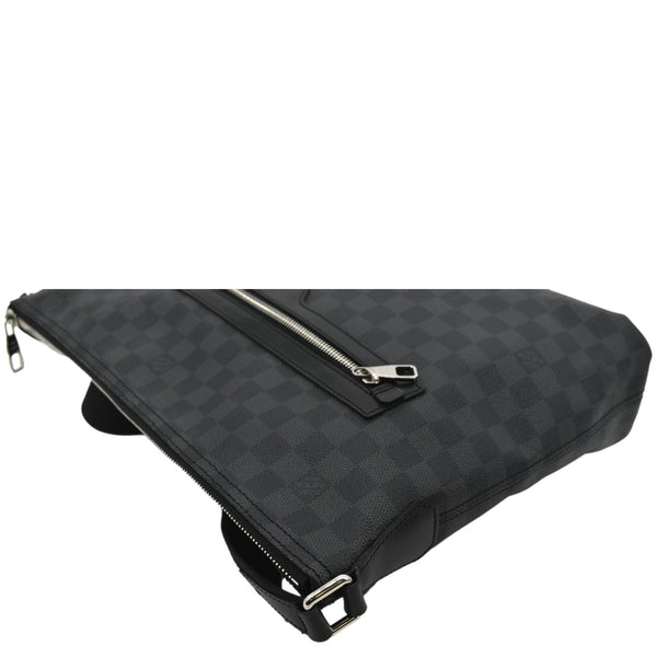 LOUIS VUITTON Mick Damier Graphite Messenger Crossbody Bag Black