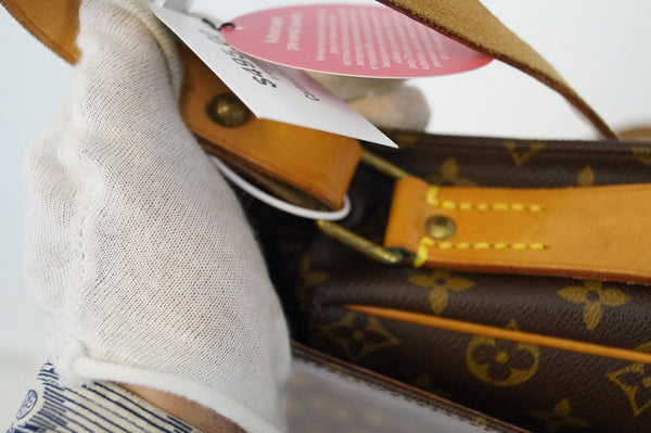 LOUIS VUITTON Cartouchiere GM Monogram Shoulder Handbag 