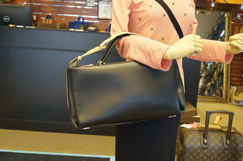 Balenciaga Shoulder Bag Leather Black Beige - Final Call