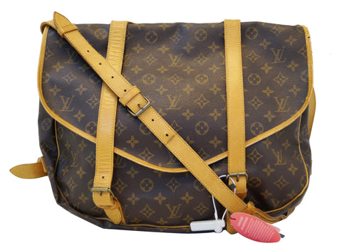 LOUIS VUITTON Monogram Canvas Saumur 43 Shoulder Bag