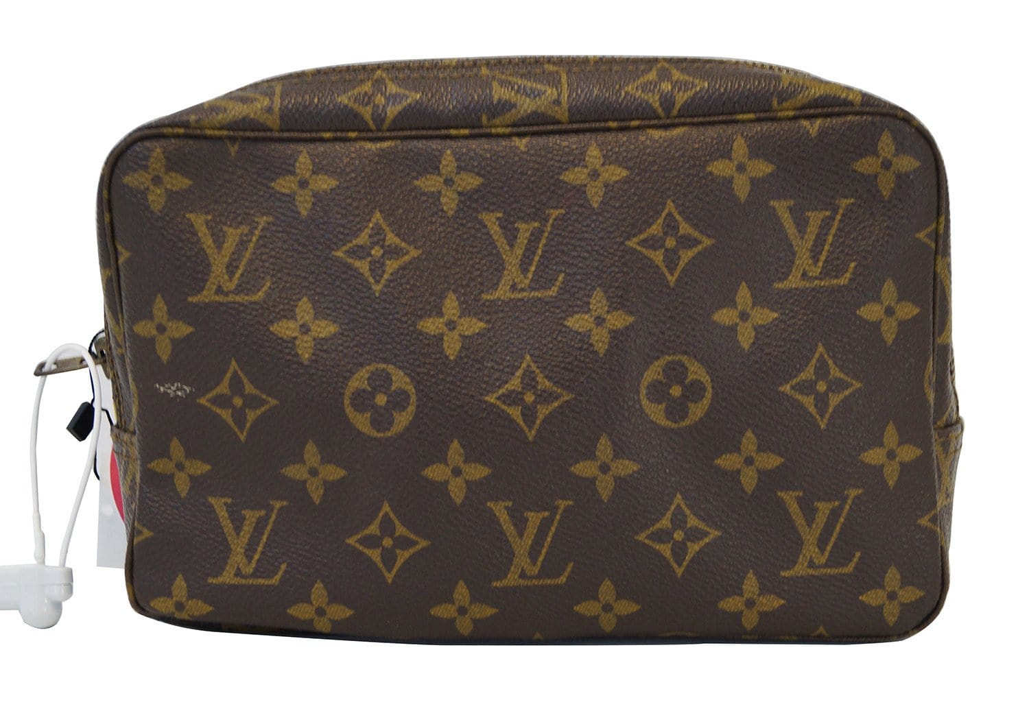 Authentic Louis Vuitton Monogram Trousse Blush GM Cosmetic Pouch M47505 LV  6833G