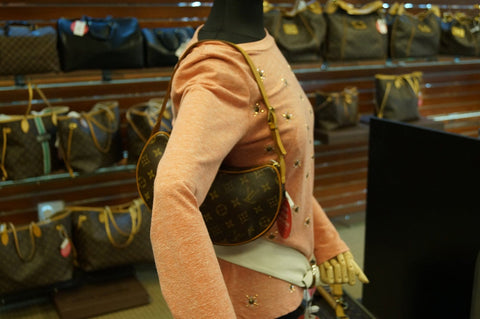 LOUIS VUITTON Monogram Pochette Croissant PM Shoulder Bag - Final Call