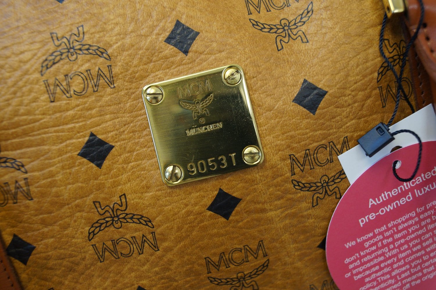 Mcm Authenticated Leather Handbag