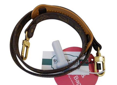 LOUIS VUITTON Monogram Brown Shoulder Strap For Metis and Similar