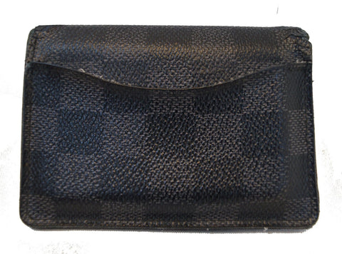 LOUIS VUITTON Damier Graphite Pocket Organizer Card Case Wallet
