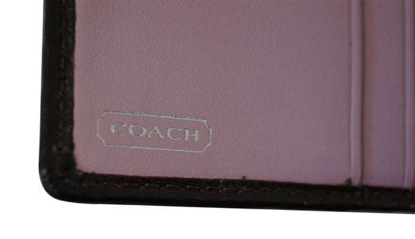 COACH Signature Bifold Brown Canvas wallet  - Final Call