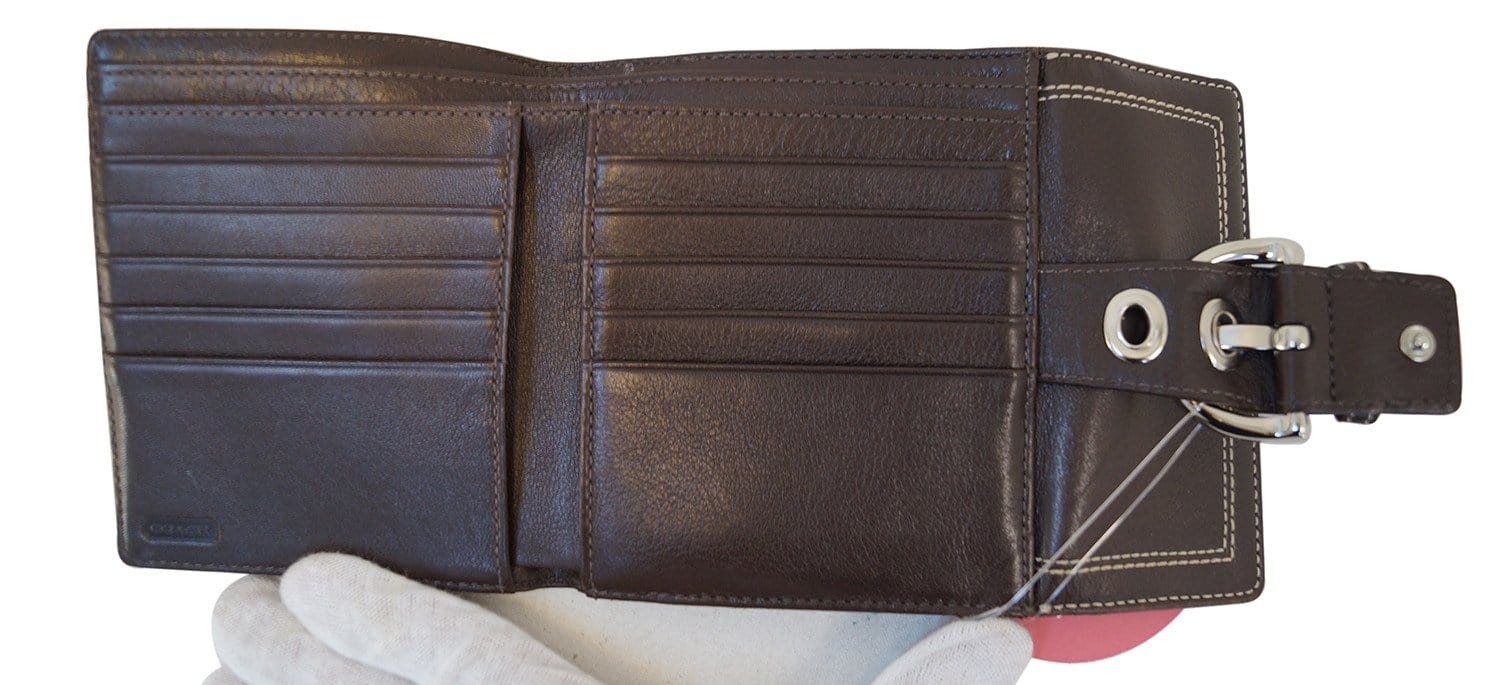 COACH buckle wallet