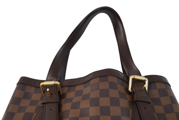 LOUIS VUITTON Damier Ebene Hampstead MM Shoulder Handbag