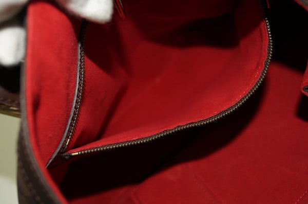 LOUIS VUITTON Damier Ebene Hampstead MM Shoulder Handbag