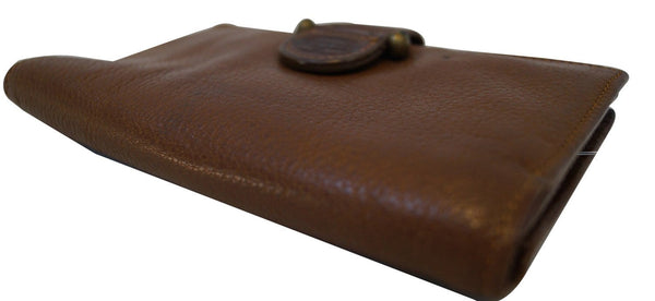 Fossil Trifold Brown Leather Wallet exterior preview