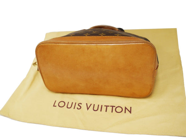 LOUIS VUITTON Monogram Canvas Brown Alma Satchel Bag