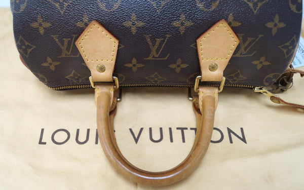 LOUIS VUITTON Monogram Canvas Speedy 25 Satchel Handbag