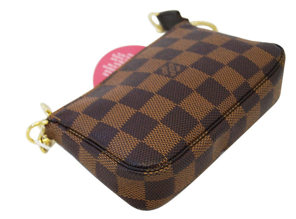 LOUIS VUITTON Damier Ebene Mini Pochette Accessoires Pouch