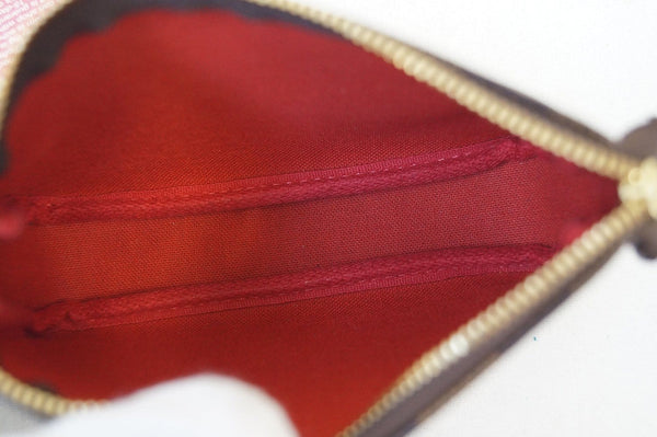 LOUIS VUITTON Damier Ebene Mini Pochette Accessoires Pouch